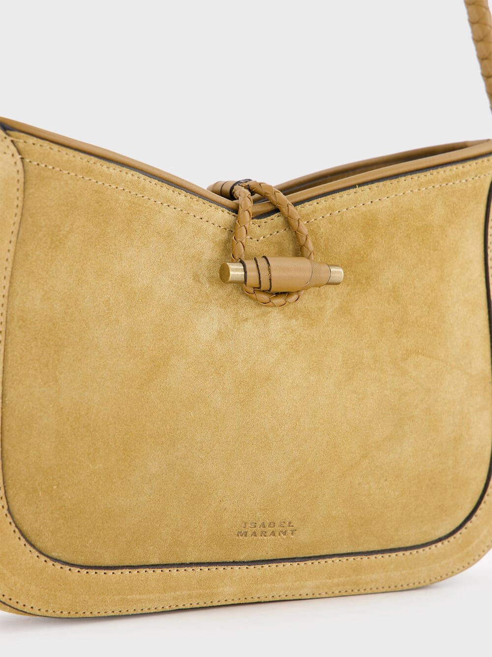 Vigo Suede Brown Shoulder Bag