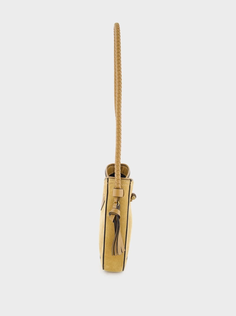 Vigo Suede Brown Shoulder Bag