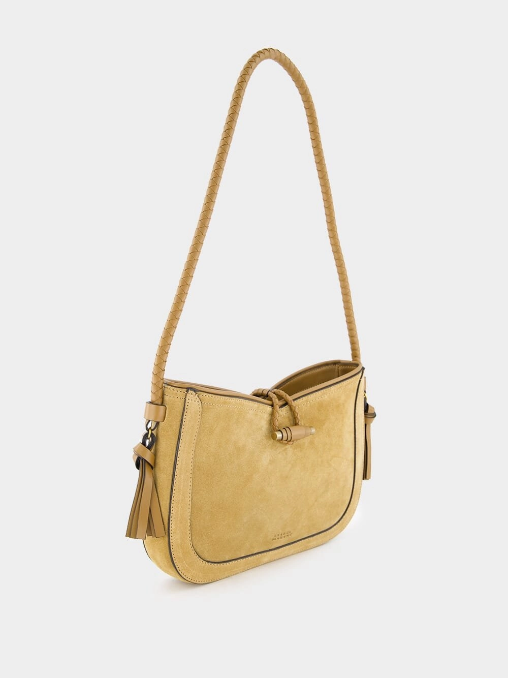 Vigo Suede Brown Shoulder Bag