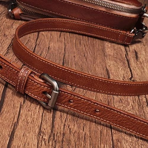 Vintage Leather Red Womens Clutch Side Purse Small Cube Shoulder Bag Leather Purse Crossbody Bags