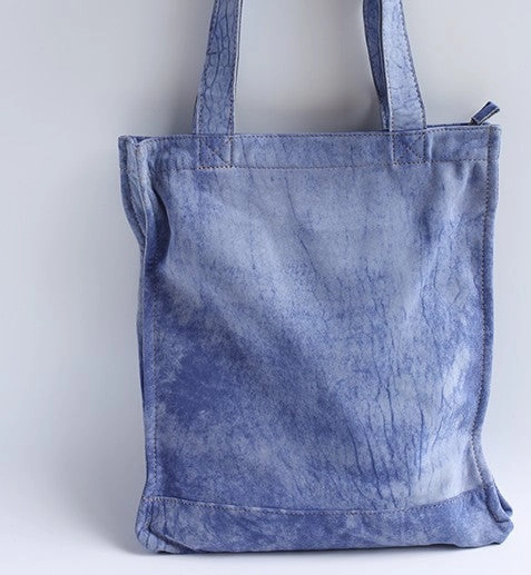 Vintage WOMENs LEATHER Small Handbag Tote Bag Work Tote Shoulder Purse FOR WOMEN