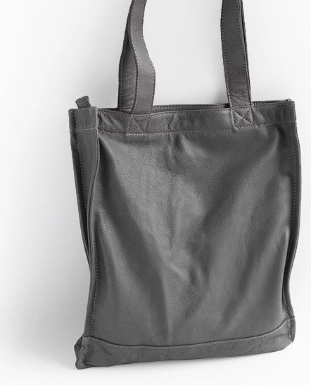Vintage WOMENs LEATHER Small Handbag Tote Bag Work Tote Shoulder Purse FOR WOMEN