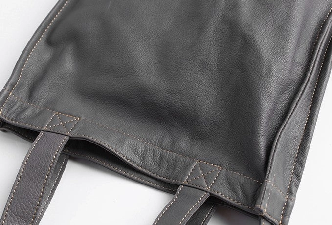 Vintage WOMENs LEATHER Small Handbag Tote Bag Work Tote Shoulder Purse FOR WOMEN