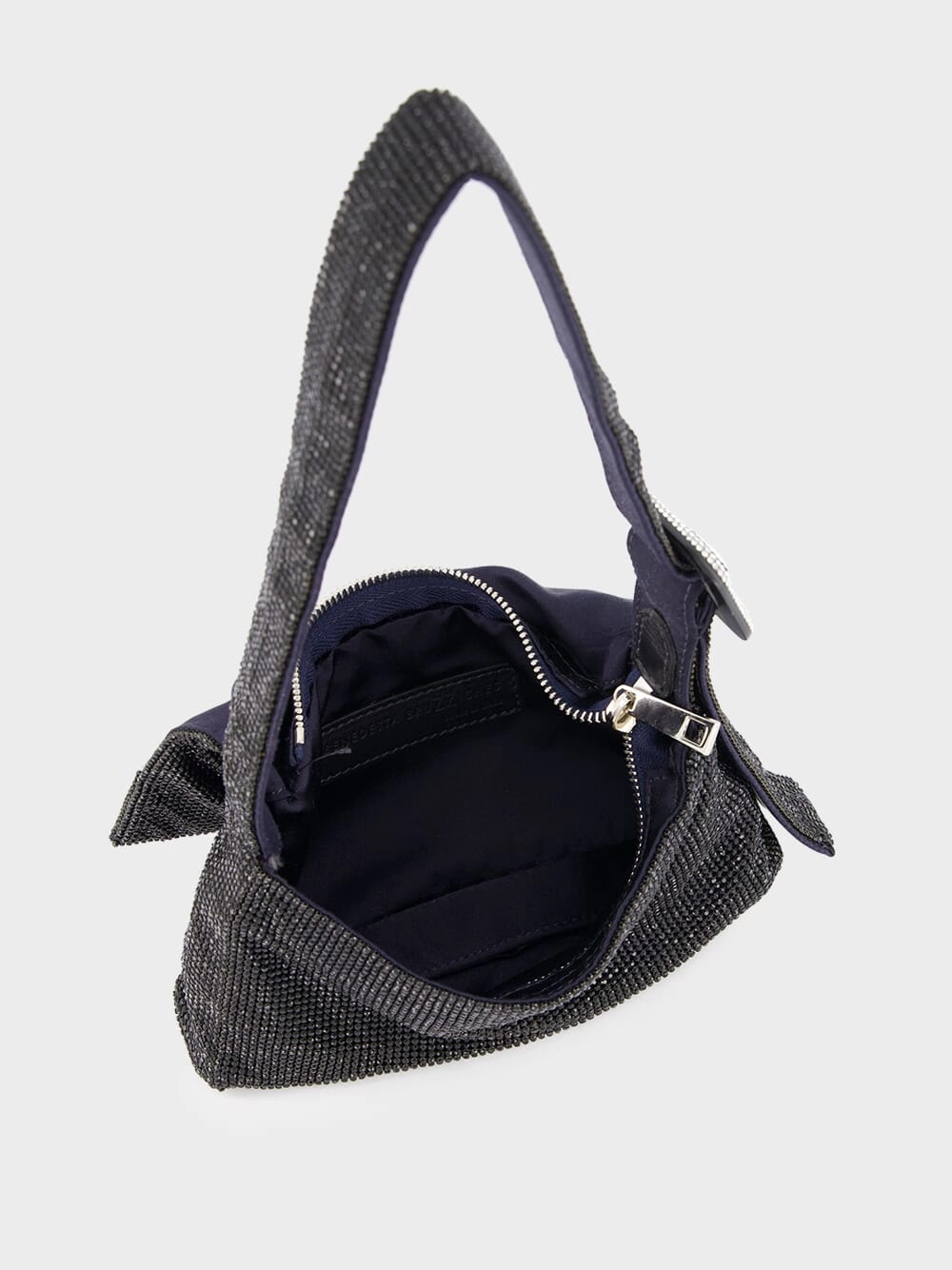 Vitty La Mignon Black crystal handbag