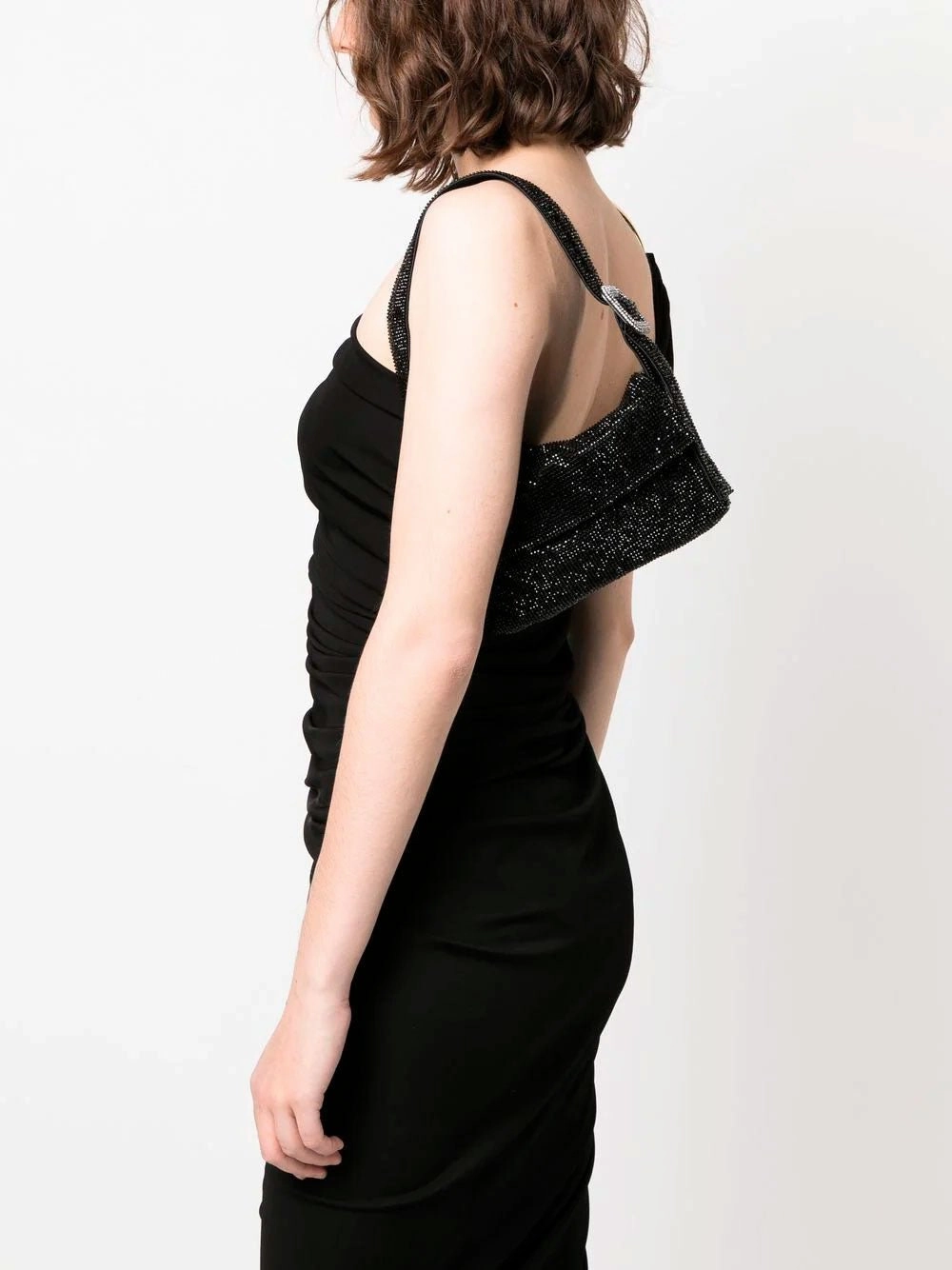 Vitty La Mignon Black crystal handbag