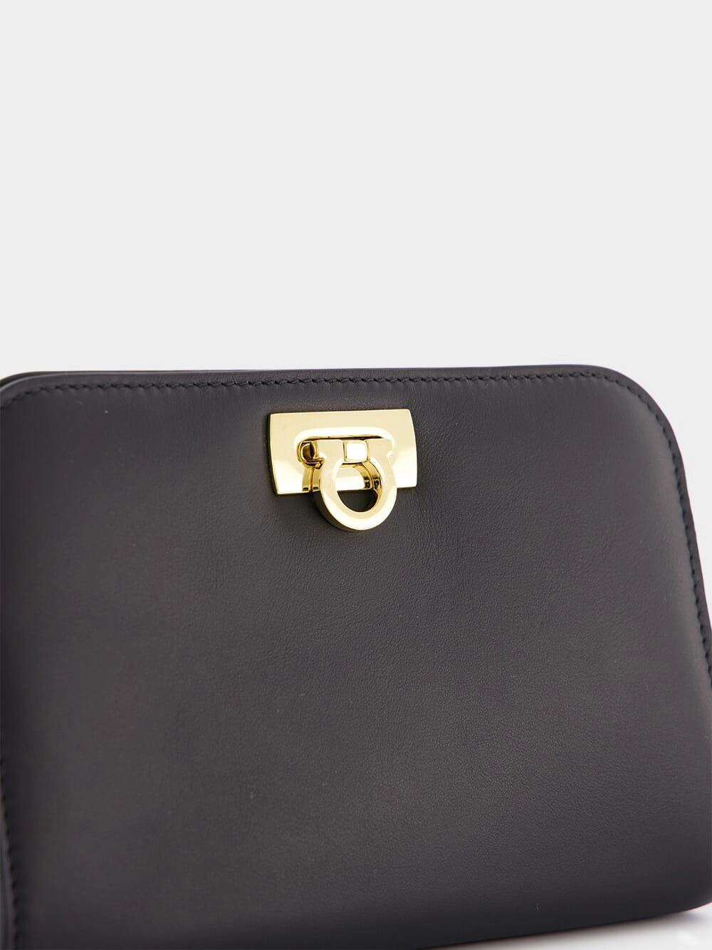 Wanda Black Leather Mini Bag