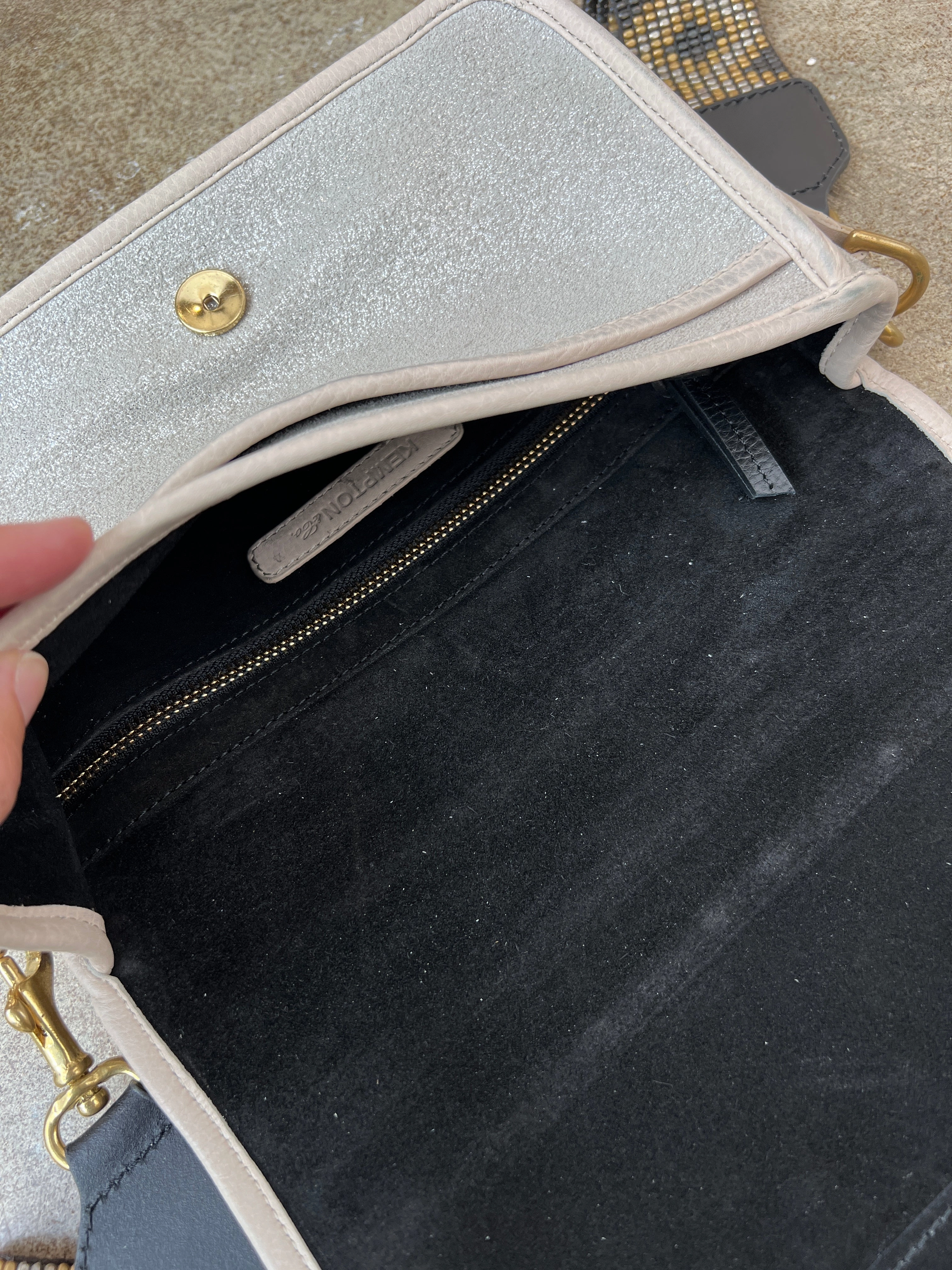 WINTER WHITE GOLD MIA BAG