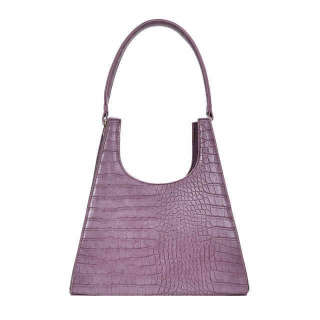 Women Handbag Retro Alligator Subaxillary Bag Vintage Small Triangle Handbags Female Luxury Crocodile Shoulder Bag LadyA155