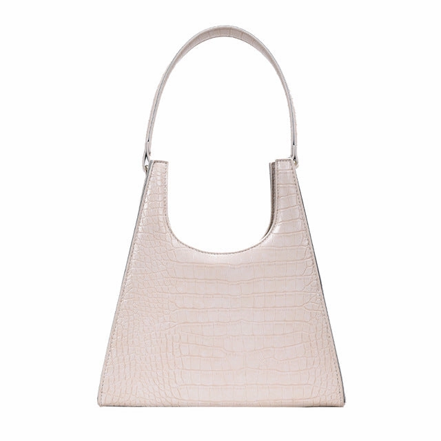 Women Handbag Retro Alligator Subaxillary Bag Vintage Small Triangle Handbags Female Luxury Crocodile Shoulder Bag LadyA155