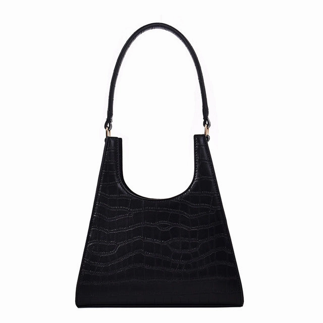 Women Handbag Retro Alligator Subaxillary Bag Vintage Small Triangle Handbags Female Luxury Crocodile Shoulder Bag LadyA155