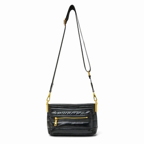 Women's Double Trouble Bag In Pearl Black/gold
