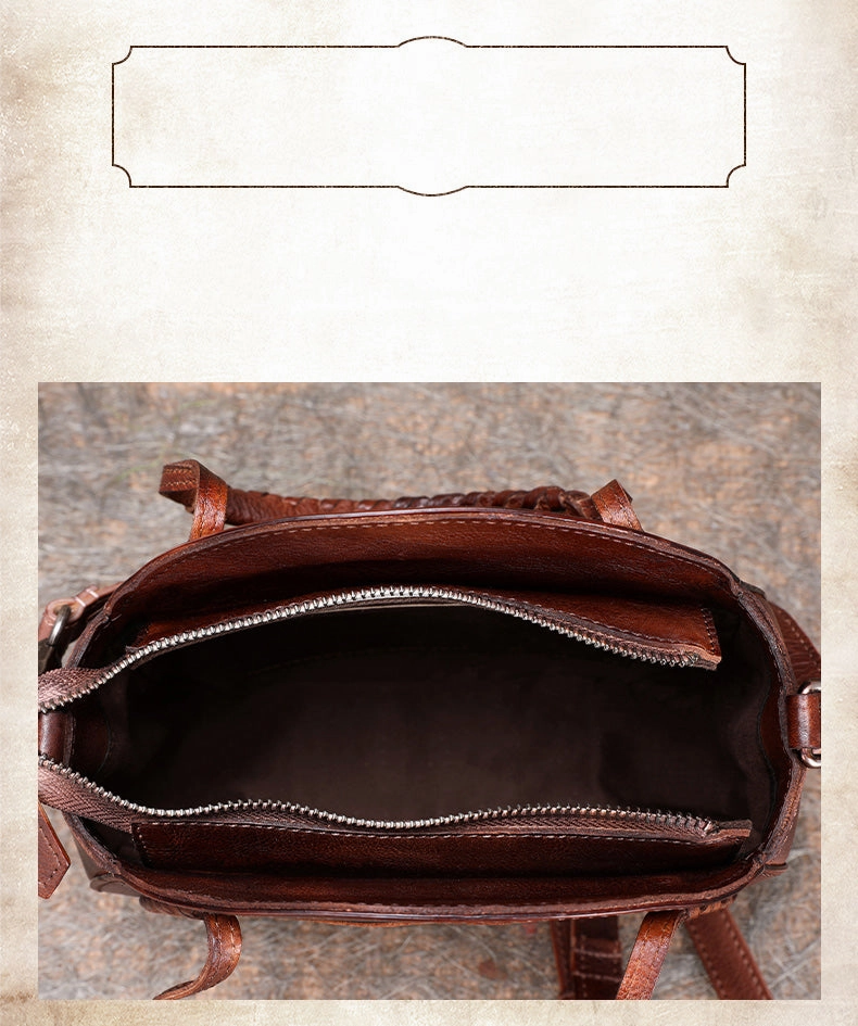 Womens Green Leather Round Handbag Purses with Tassels Vintage Handmade Round Shoulder Bag Crossbody Handbag for Women