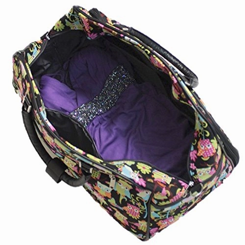 World Traveler 21-Inch Carry-On Rolling Duffel Bag, Multi Owl