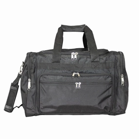 World Traveler Black 16-Inch Lightweight Carry-On Duffle Bag