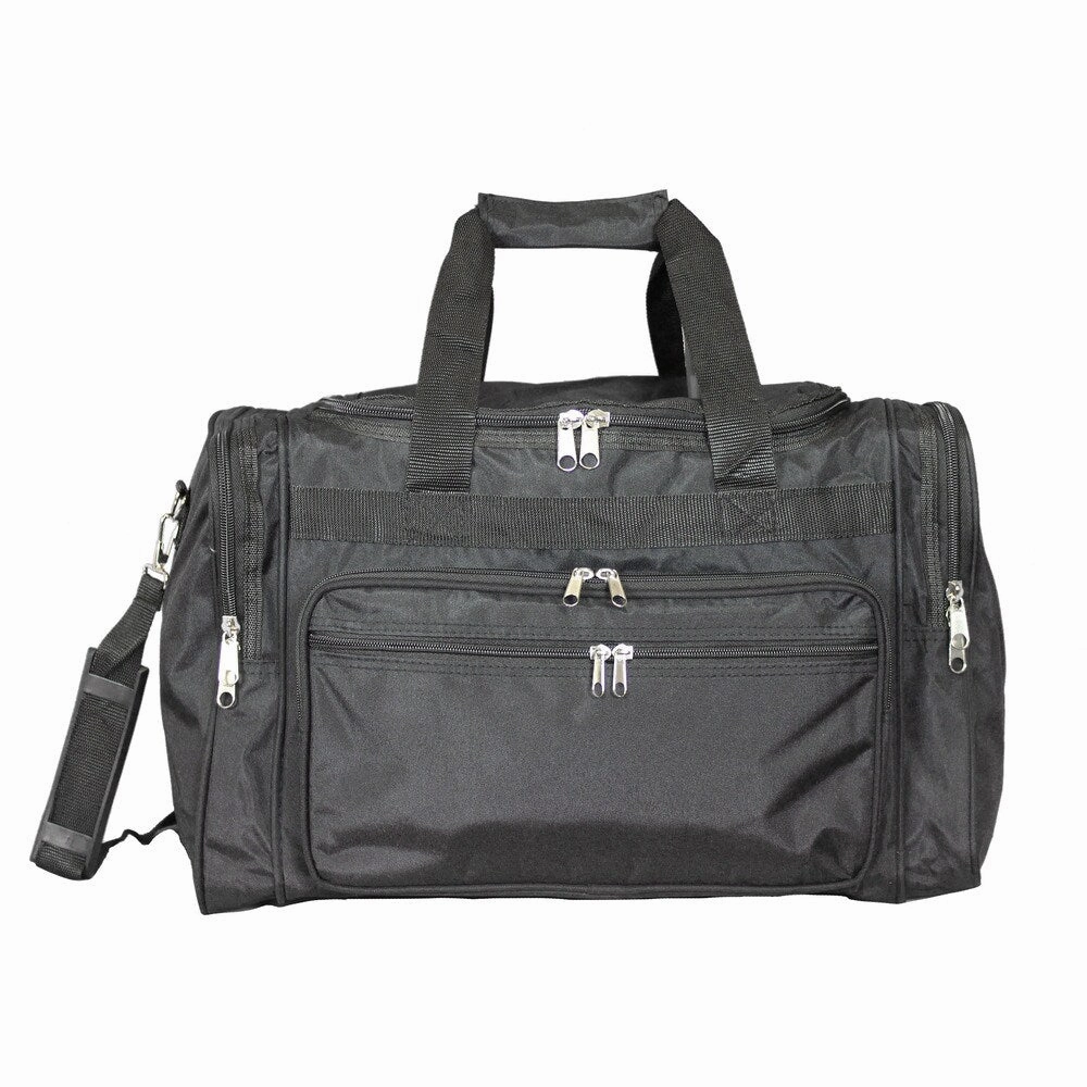 World Traveler Black 16-Inch Lightweight Carry-On Duffle Bag