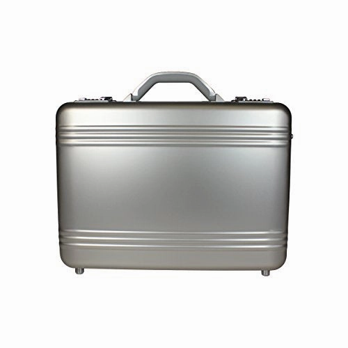 World Traveler European-style Aluminum Silver Laptop Attache Case, One Size