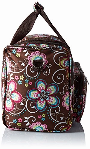 World Traveler Women'S Value Series 16-Inch Carry Duffel Bag, Brown Daisy, One Size