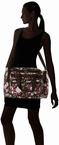 World Traveler Women'S Value Series 16-Inch Carry Duffel Bag, Brown Daisy, One Size