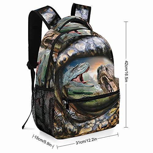 WUMODDS Gators Eye Animal Eye Backpack Purse for Women Medium Size,Laptop Backpack for Men,Tote Bag for Women Work