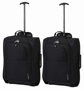 x2 Carry On Delta United Southwest etc - CarryOn Bag Travel Suitcase Luggage Set