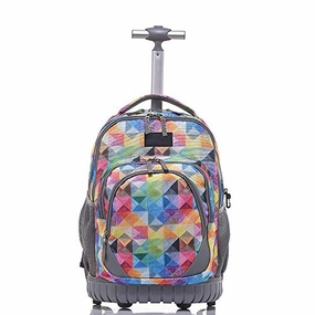 Yexin Primary School Student Trolley Bag - New Laptop Rolling Backpack For Schooling & Travel, 18
