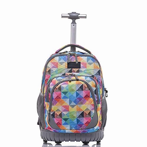 Yexin Primary School Student Trolley Bag - New Laptop Rolling Backpack For Schooling & Travel, 18