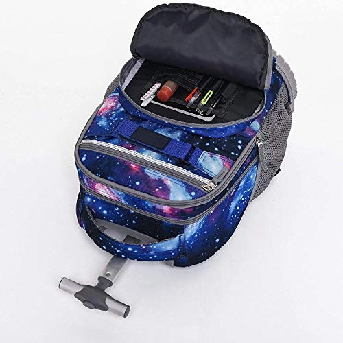 Yexin Primary School Student Trolley Bag - New Laptop Rolling Backpack For Schooling & Travel, 18