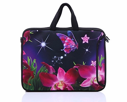 YIDA 15-Inch to 15.6-Inch Laptop Shoulder Sleeve Messenger Bag Case with Handle and Extra Side