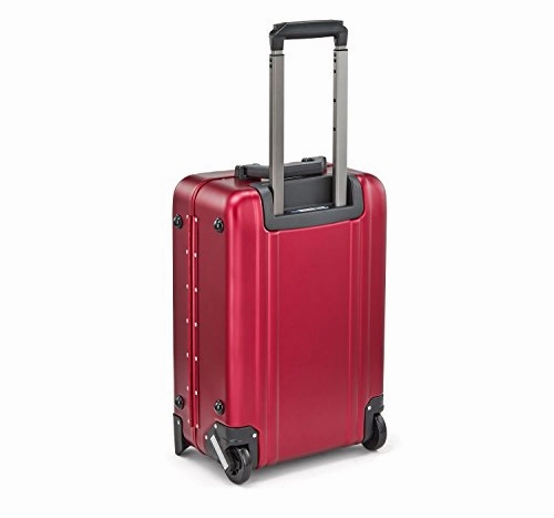 Zero Halliburton Classic Aluminum 2.0 - Carry-On 2 Wheel Luggage (RED)