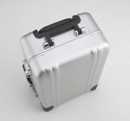 Zero Halliburton Classic Aluminum Carry On 2 Wheel Travel Case, Silver, One Size