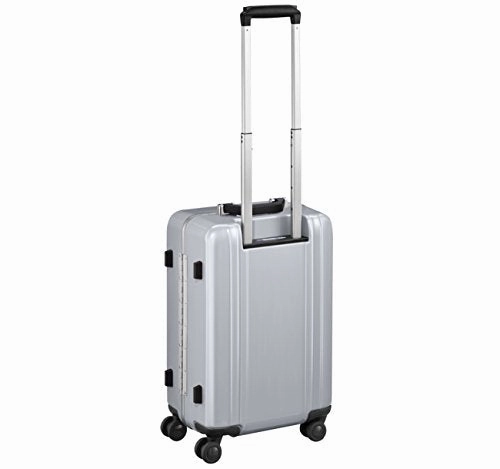 Zero Halliburton Classic Polycarbonate 2.0 22 Carry on 4-Wheel Travel Case ZRF220 (BLACK)