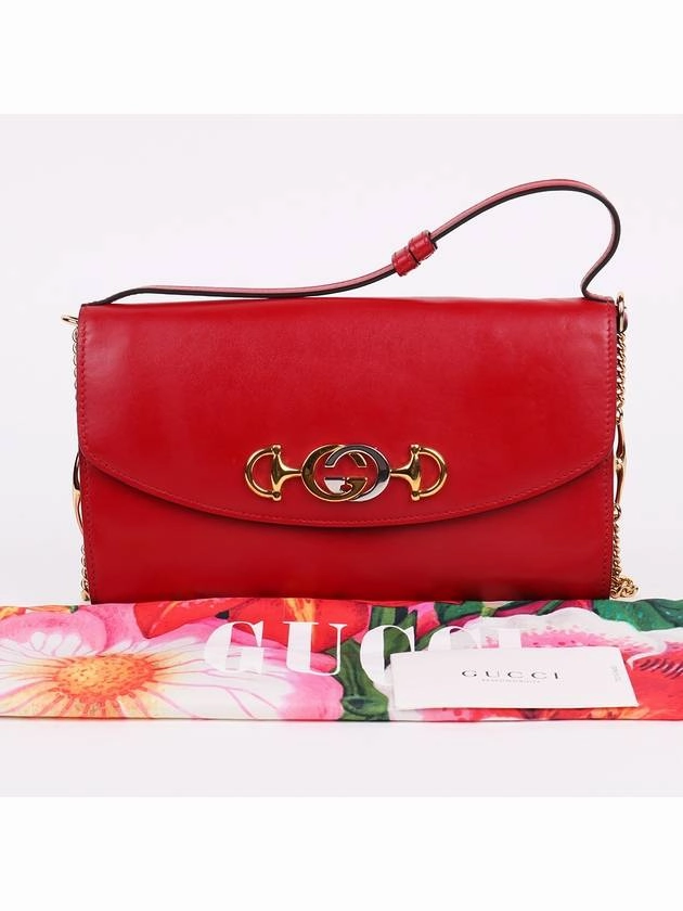 Zumi Red Small Top Handle Shoulder Bag 572375