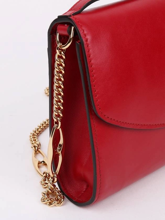 Zumi Red Small Top Handle Shoulder Bag 572375