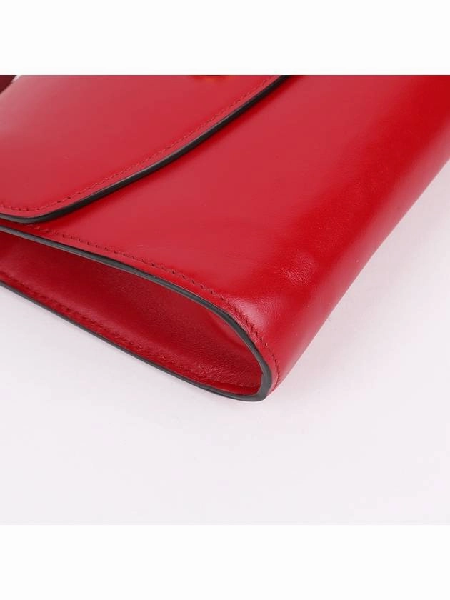 Zumi Red Small Top Handle Shoulder Bag 572375