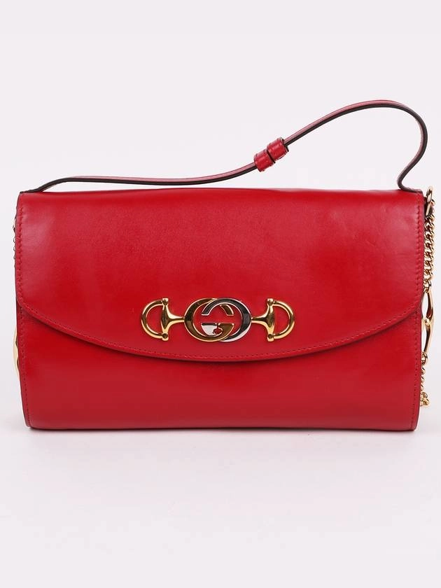 Zumi Red Small Top Handle Shoulder Bag 572375